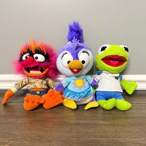 Disney Junior Muppet Babies Animal, Summer Penguin, & Kermit Plush Set